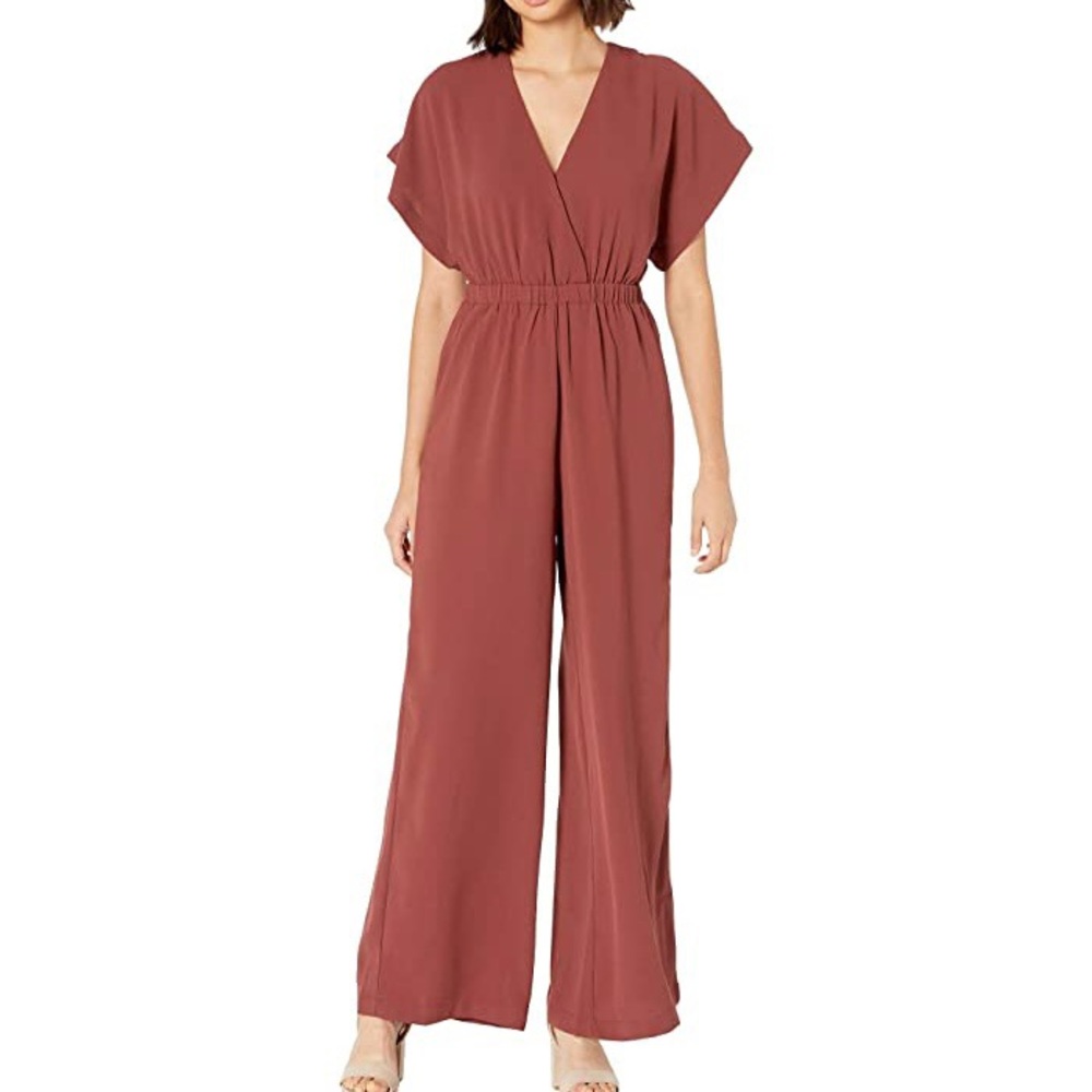 Bishop + Young Cameron Short Sleeve Crepe Jumpsuit